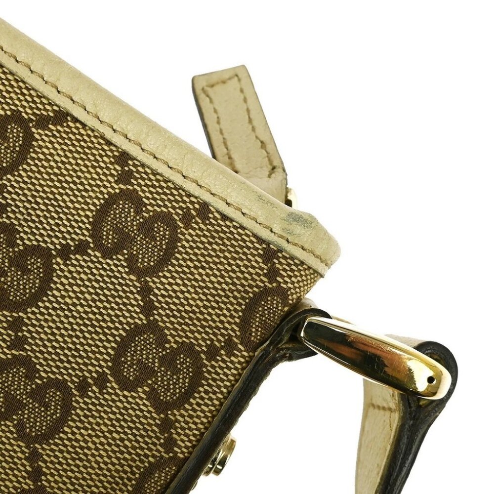 Gucci Beige Canvas GG Shoulder Bag 131326 467891 NQ03675 BNN07 - Picture 4 of 8